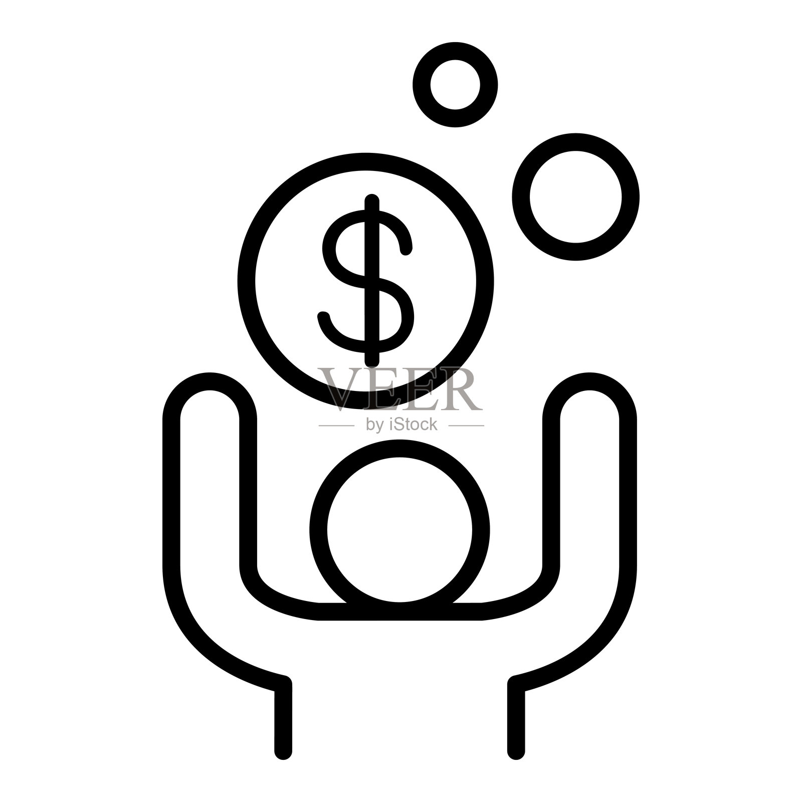 利润图标插画图片素材