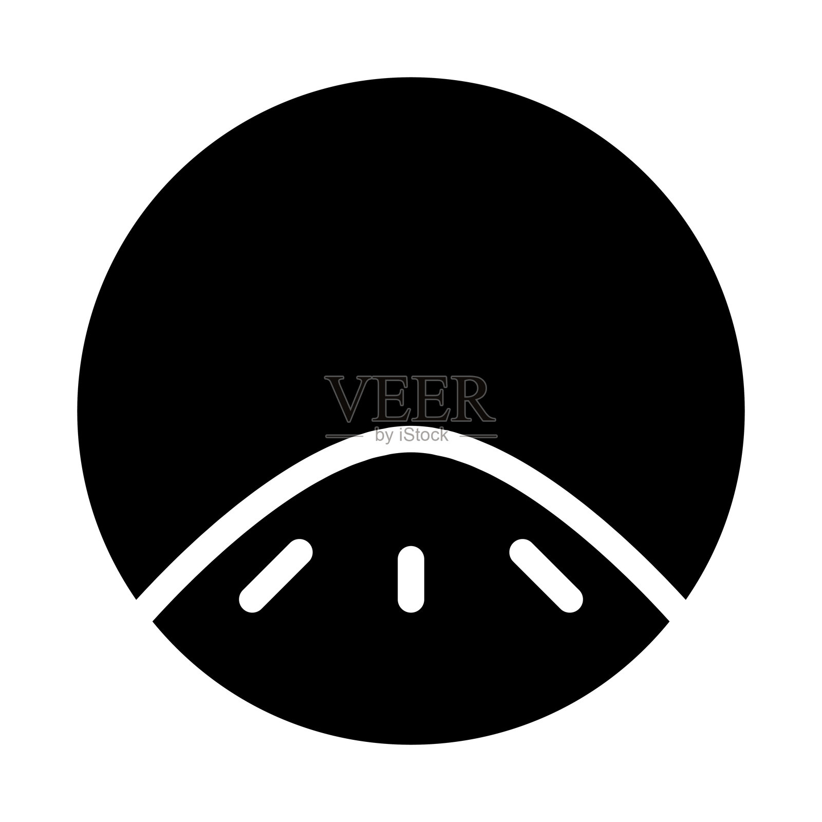 平面图标风格的痤疮图标插画图片素材