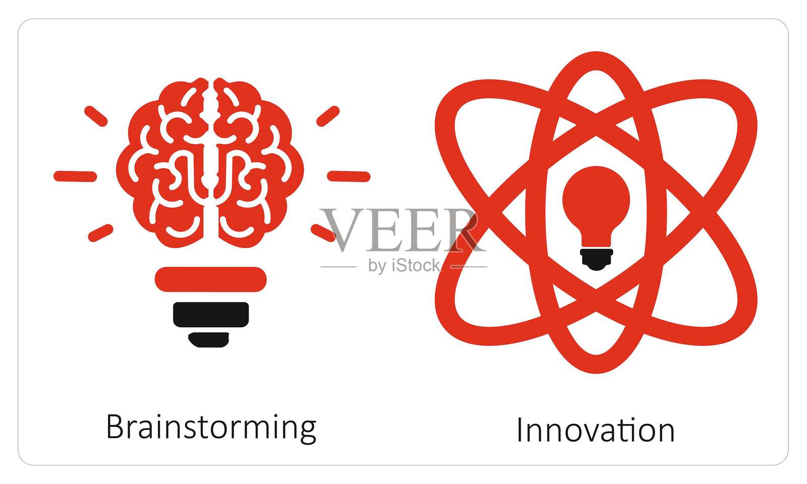 头脑风暴与创新插画图片素材