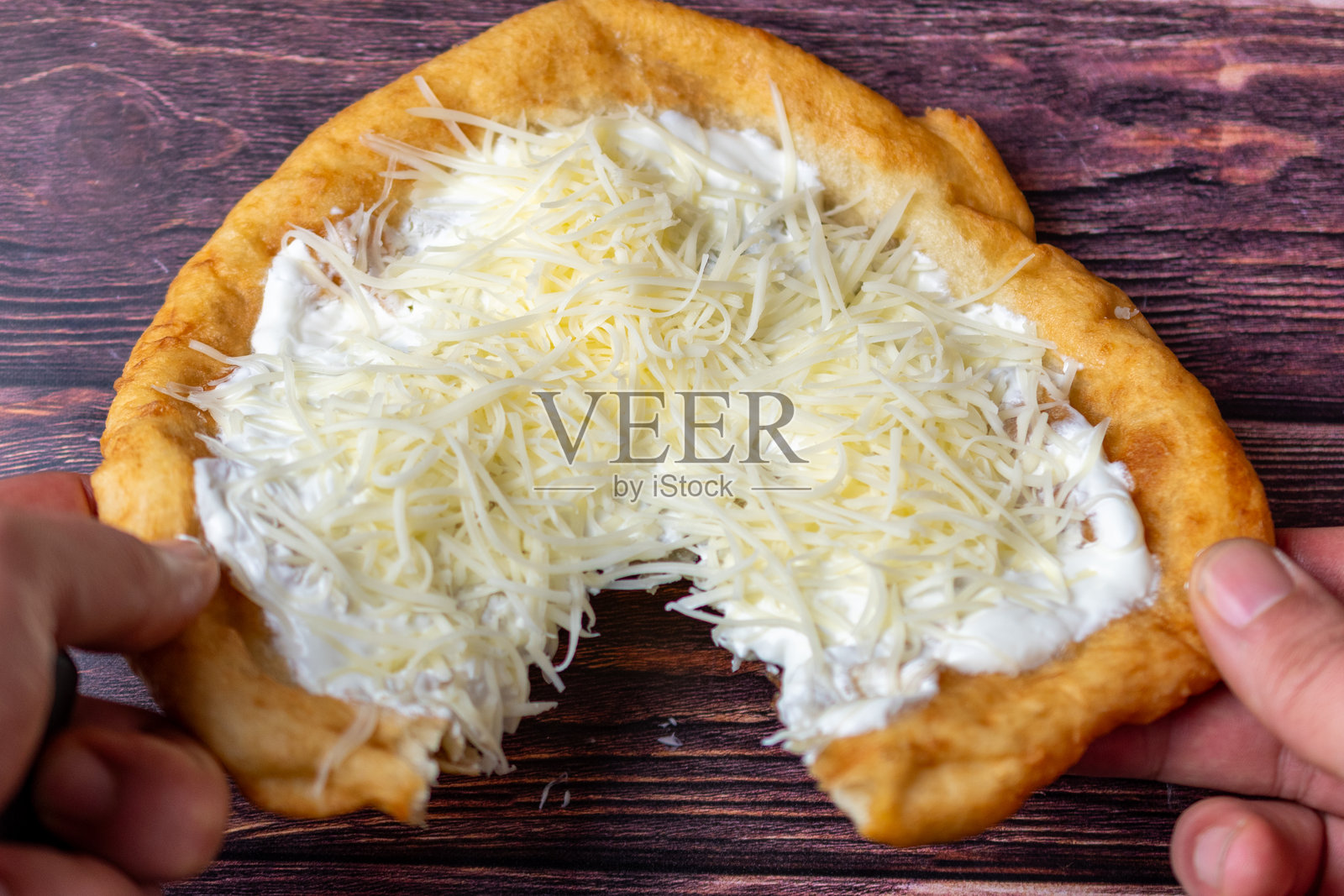 匈牙利炸面饼照片摄影图片