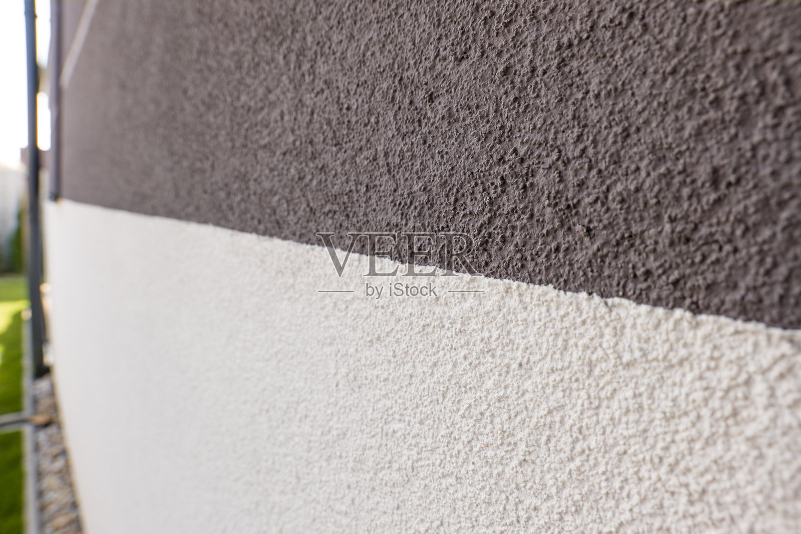 新房外部抹灰照片摄影图片