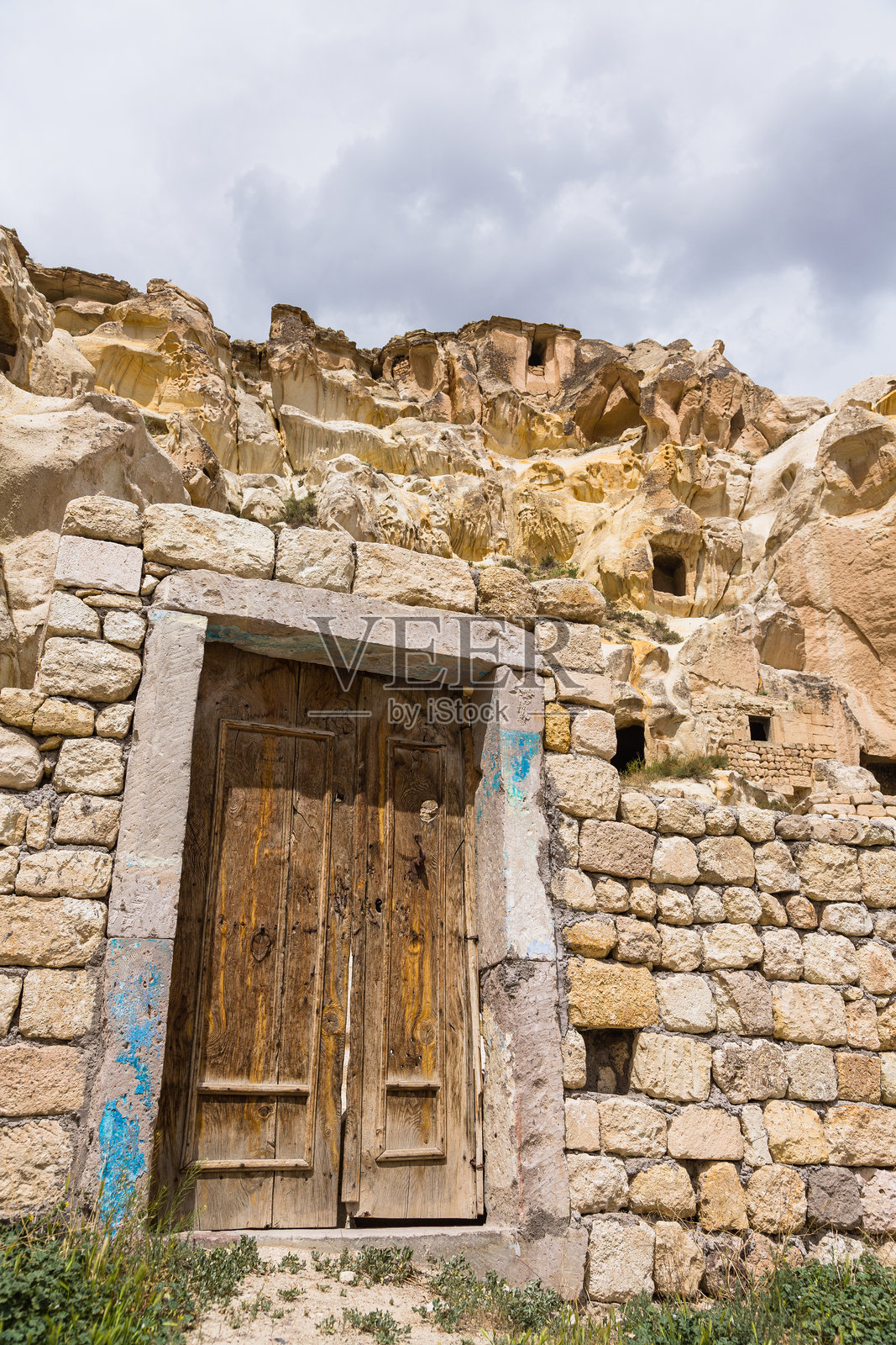 土耳其卡帕多奇亚的旅游基地乌尔居普的一座私人住宅照片摄影图片