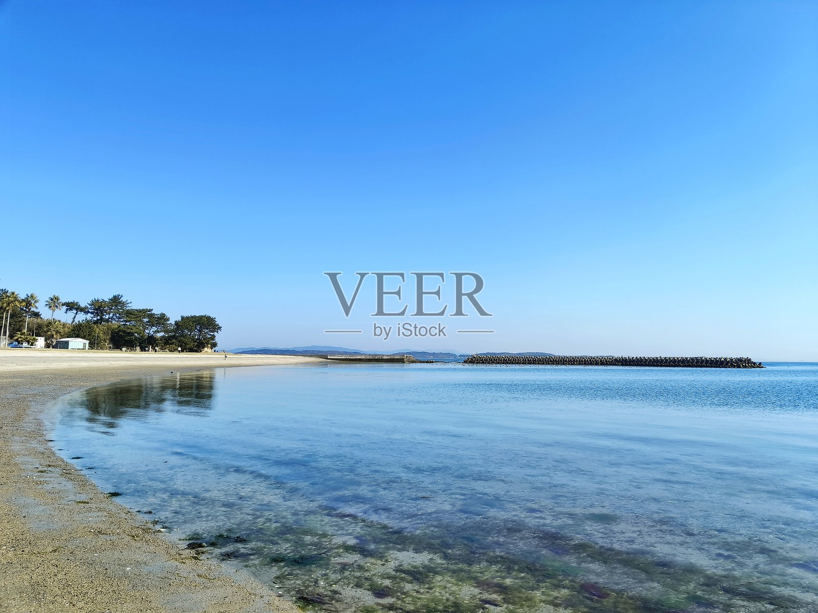 日本的姫香岛海滩照片摄影图片