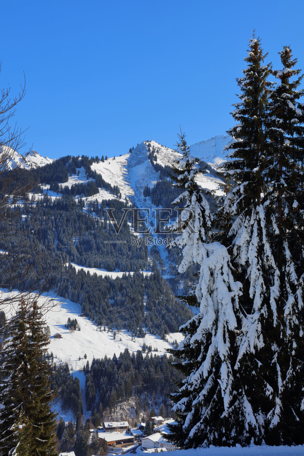 克莱因瓦尔斯特谷 - 冬季 / 克莱因瓦尔斯特谷 - 冬季照片摄影图片