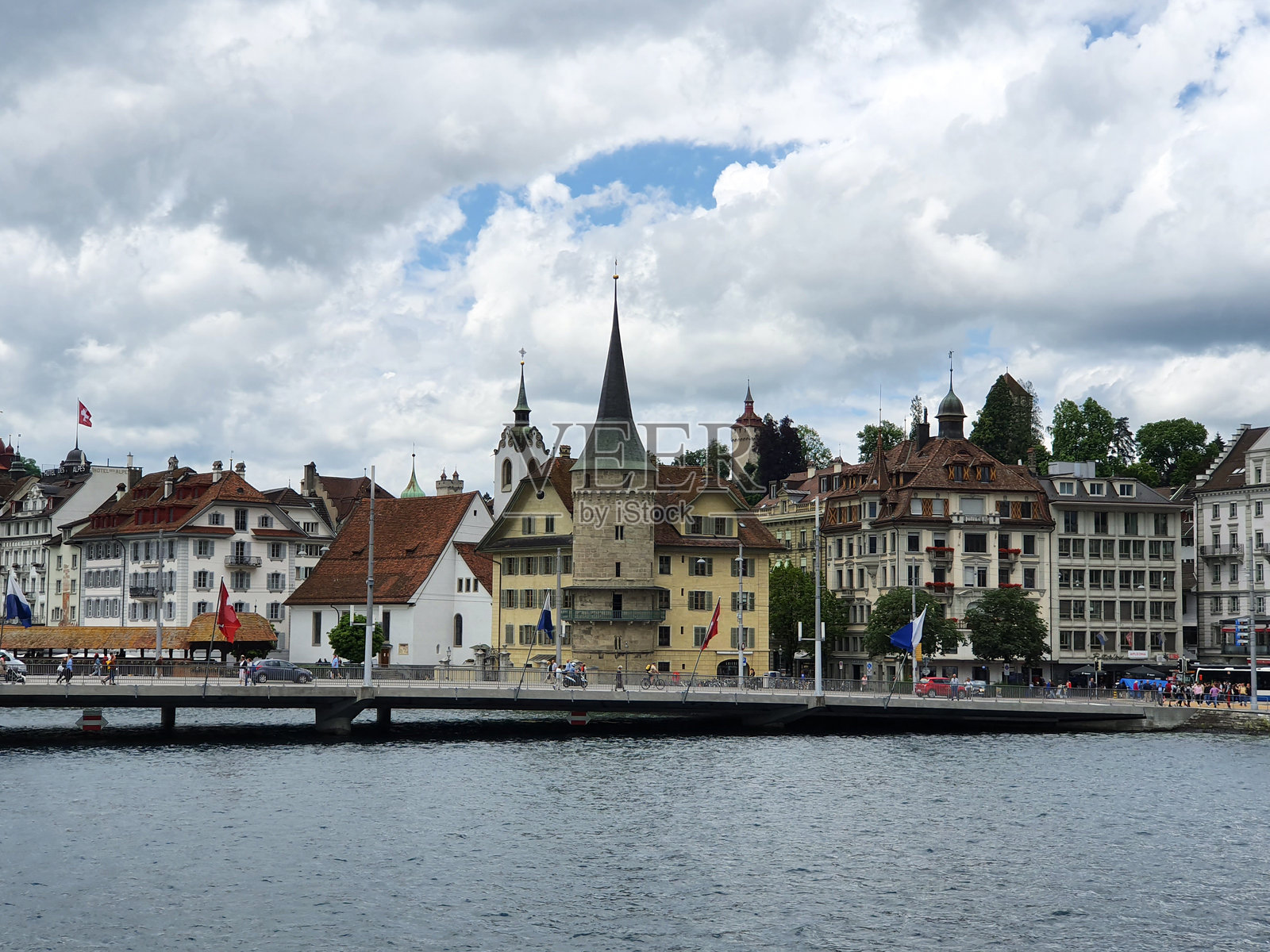 瑞士,卢塞恩,四森林湖照片摄影图片