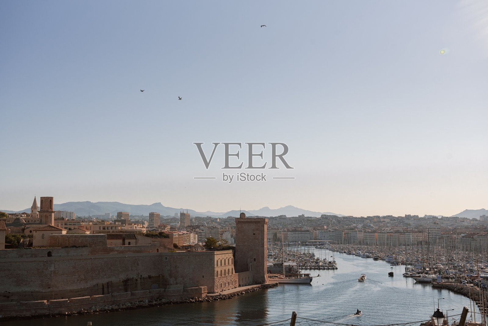 马赛的老港口照片摄影图片