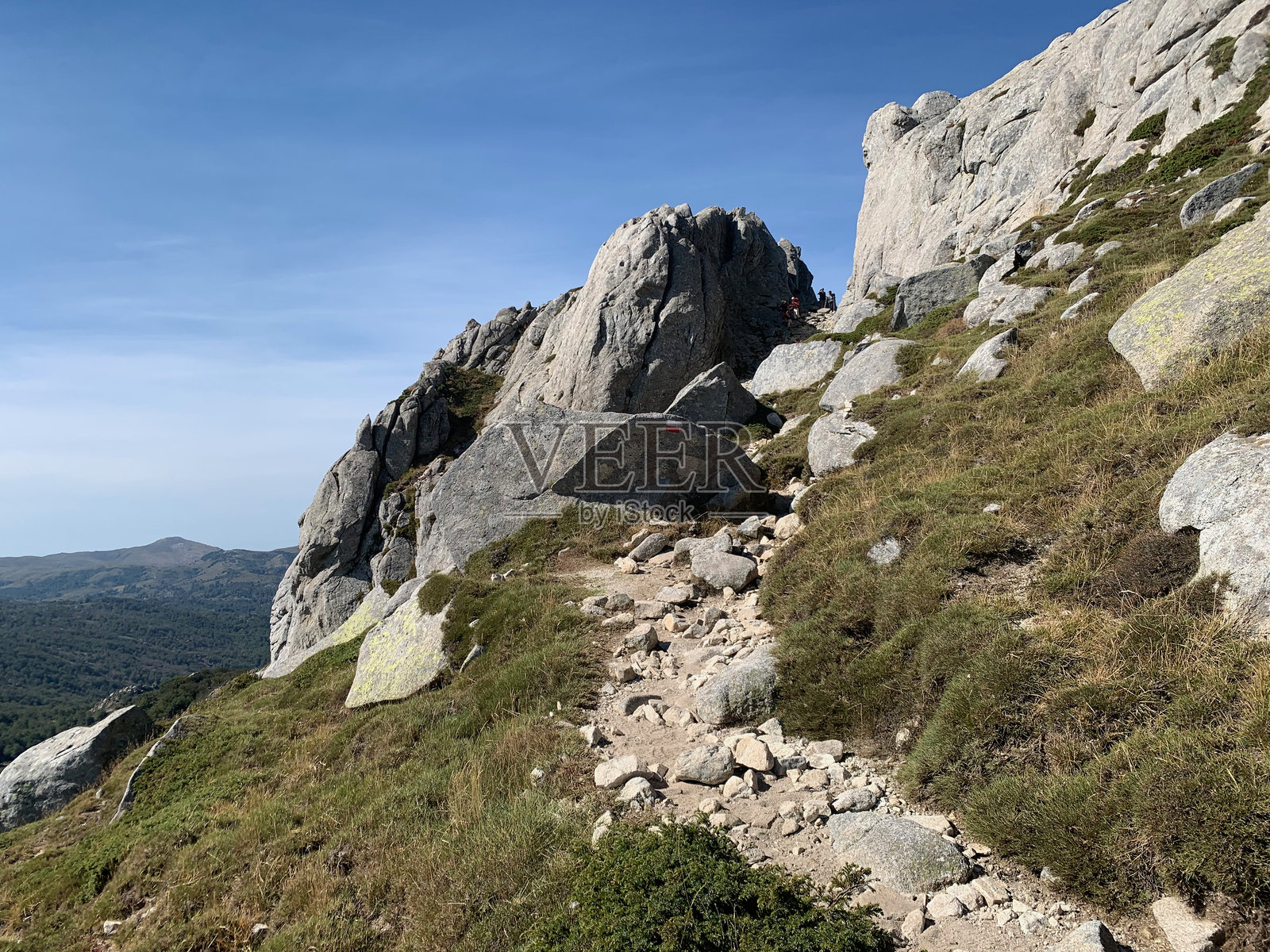 科西嘉岛的GR20南部小径照片摄影图片