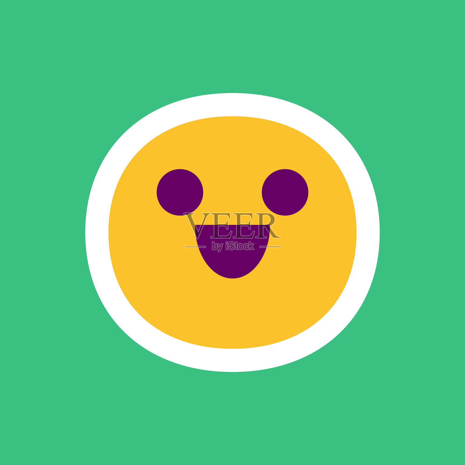 表情符号贴纸插画图片素材