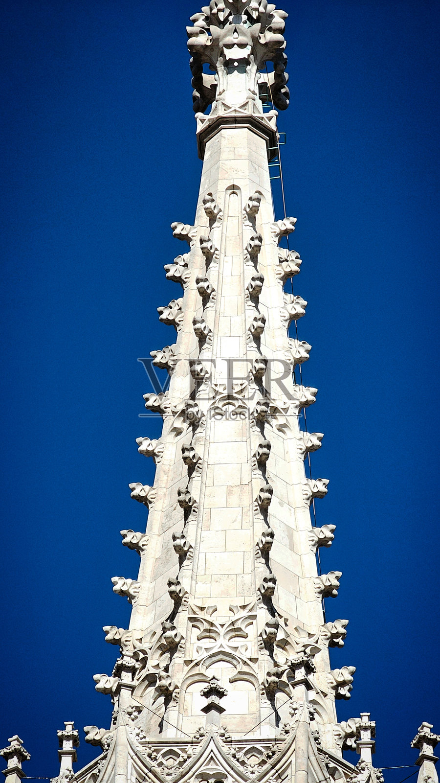 布达佩斯渔人堡的哥特式马提亚斯教堂照片摄影图片