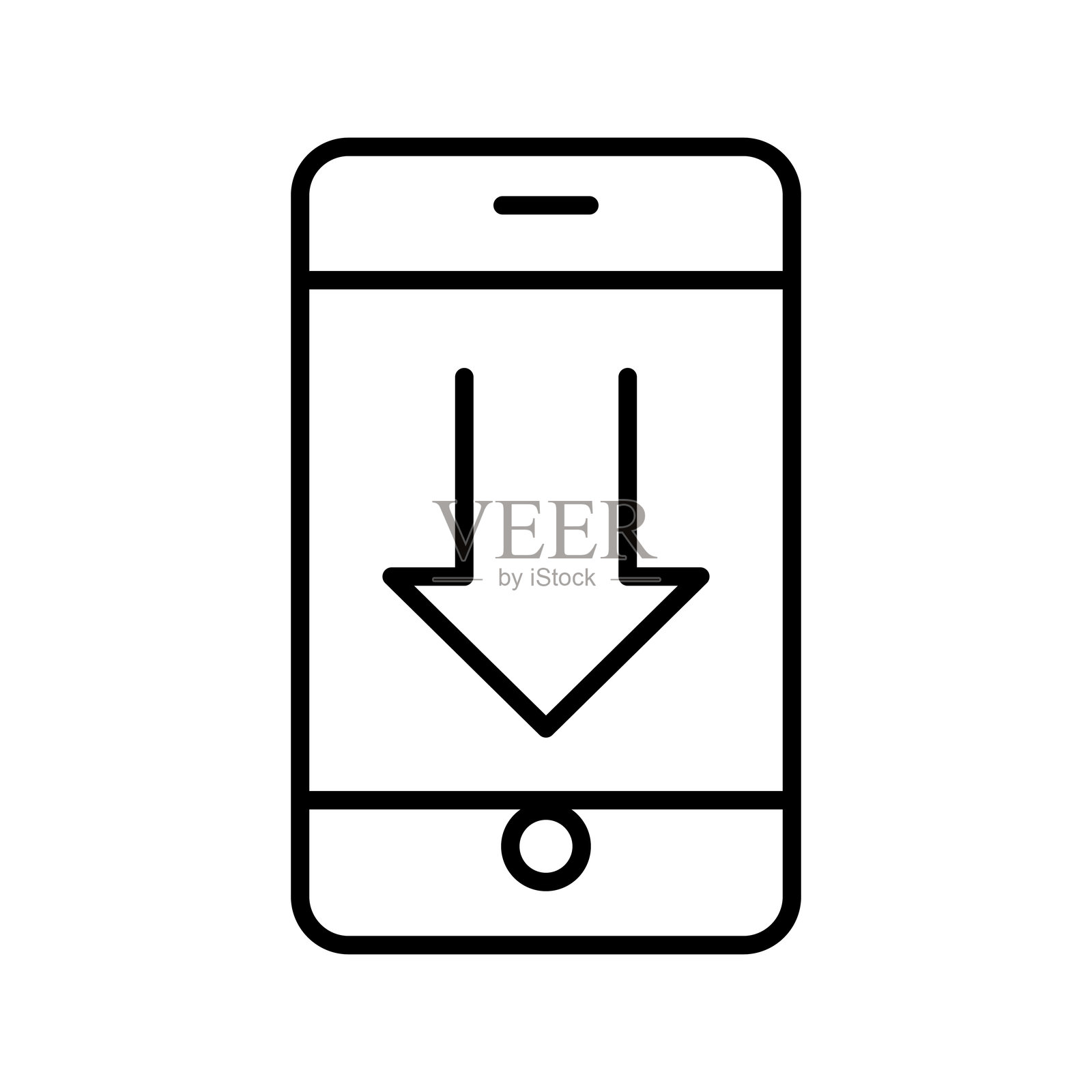 电话图标插画图片素材