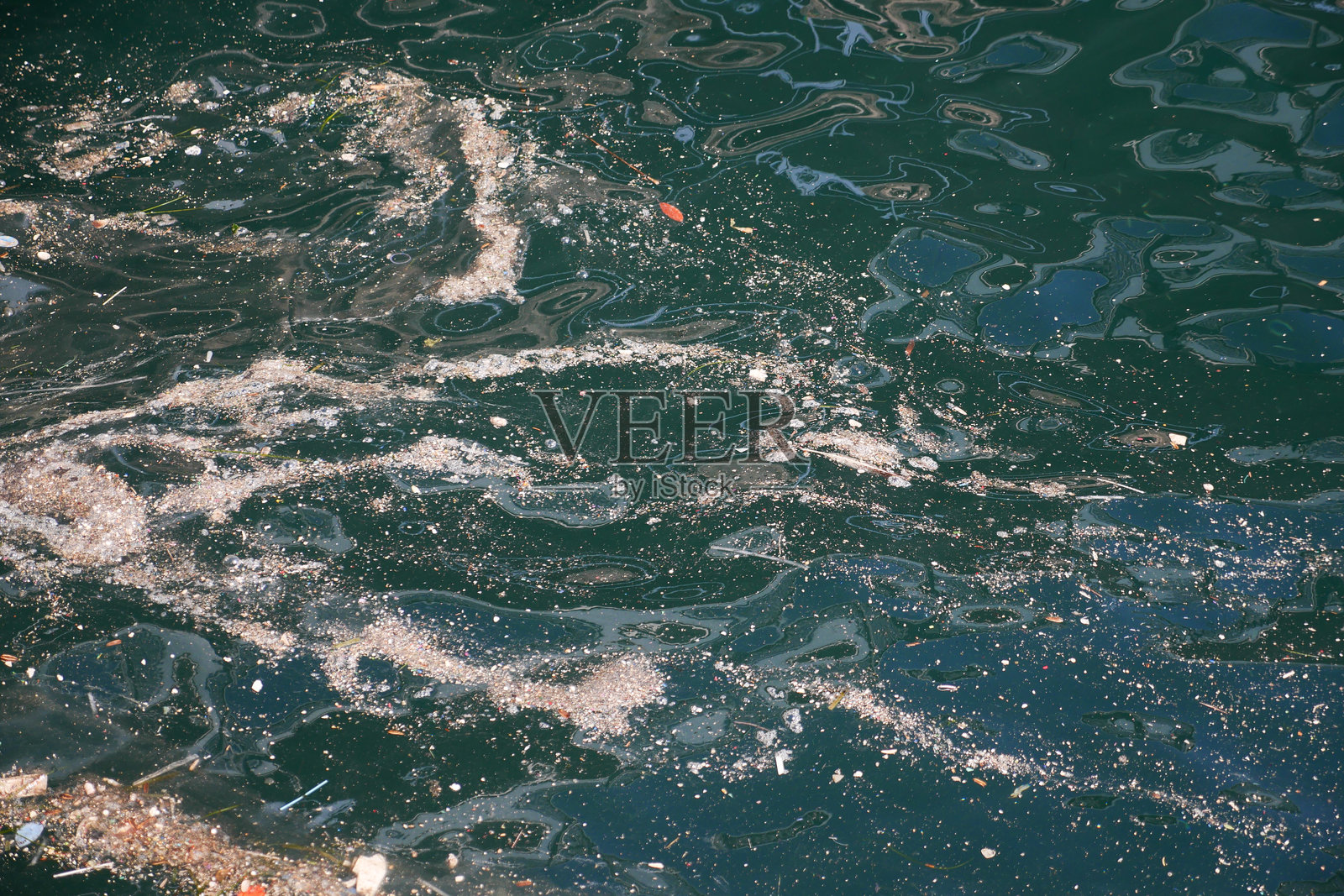 海水污染与垃圾照片摄影图片