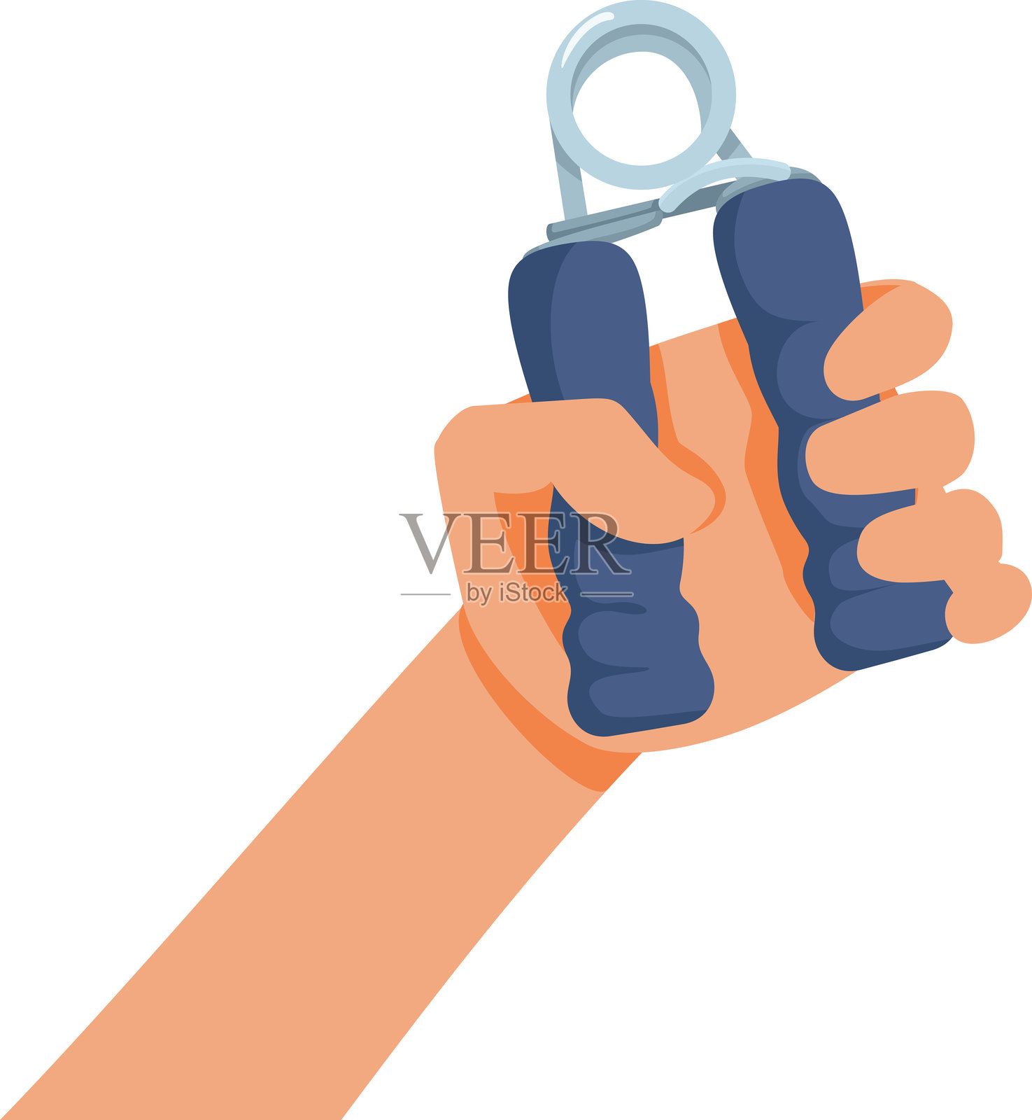 手握器手部锻炼矢量插图图形插画图片素材