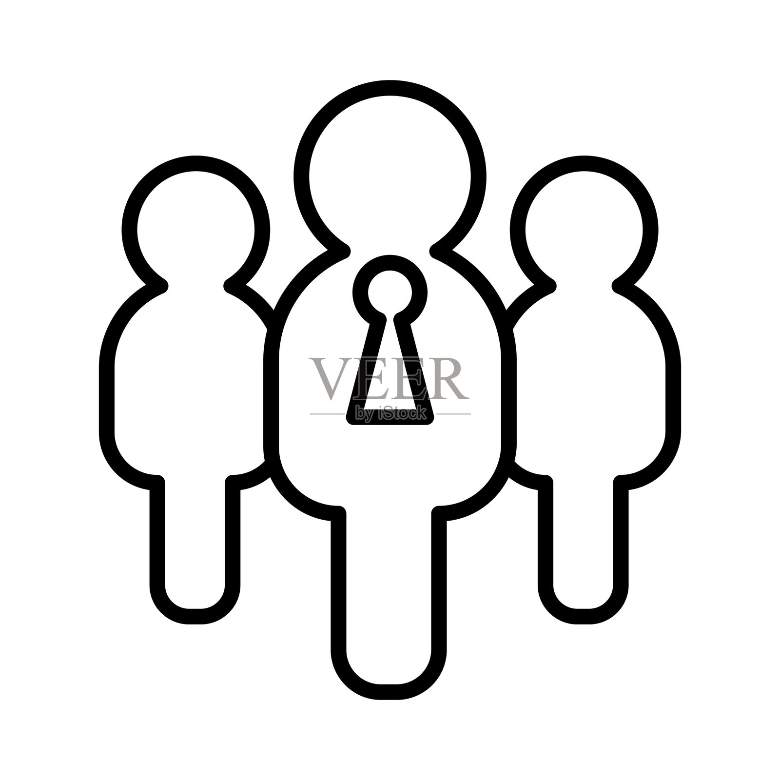 商业团队图标插画图片素材