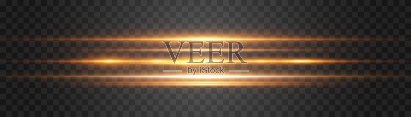 矢量抽象光线,激光束。发光的霓虹线条插画图片素材