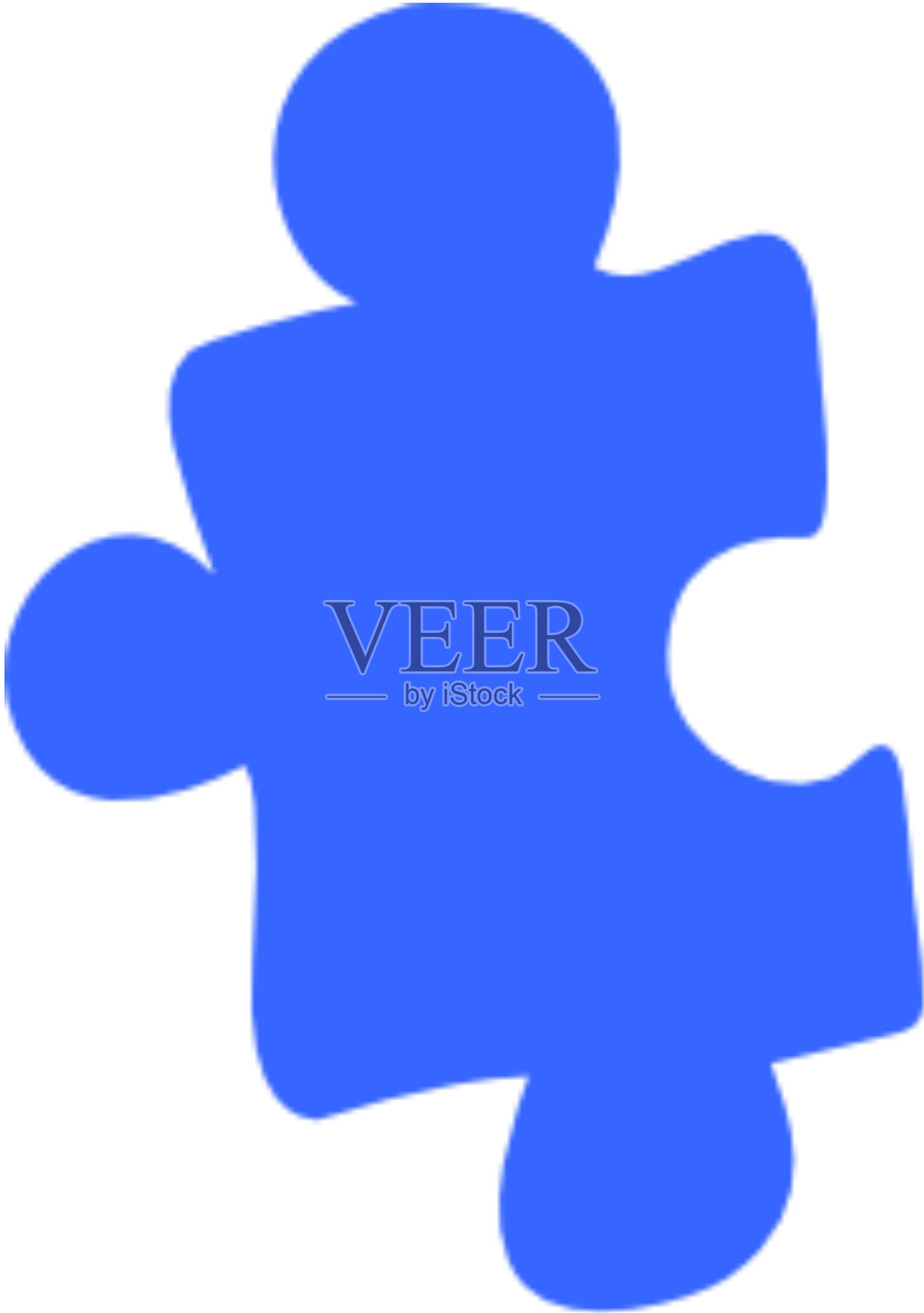 儿童教育书中的彩色拼图形状。插画图片素材