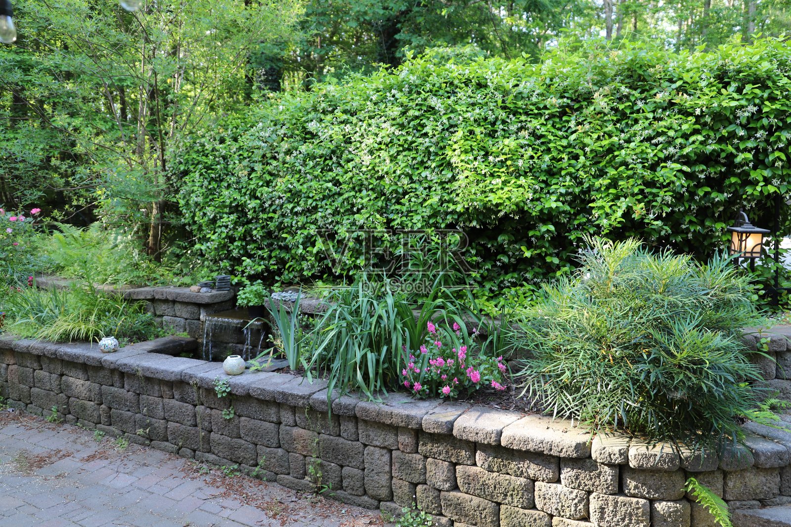 多层花园照片摄影图片