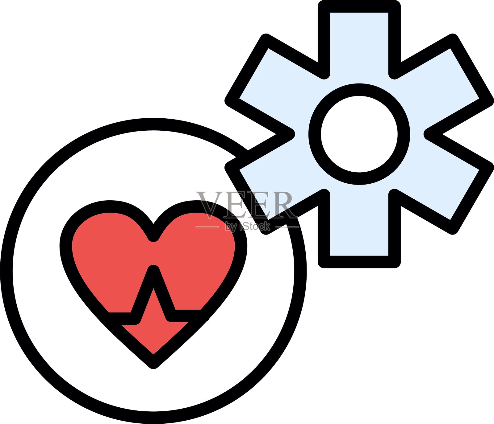 血压图标插画图片素材