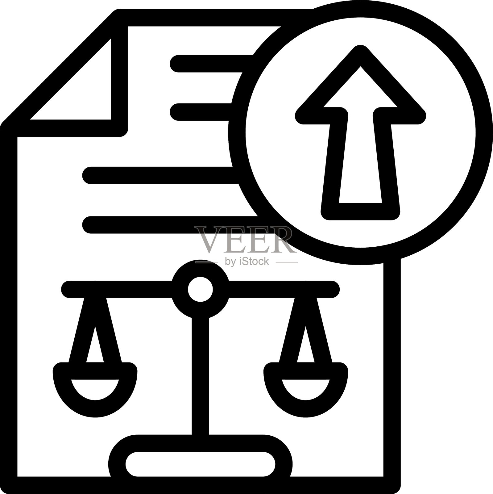 法律框架插画图片素材