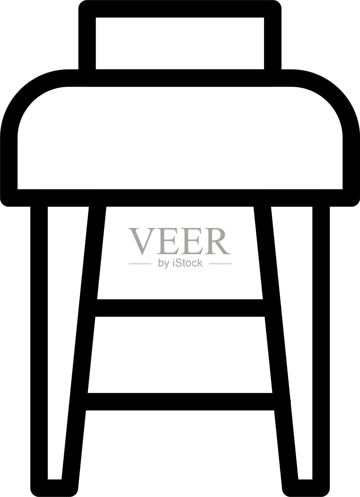 吧台椅插画图片素材