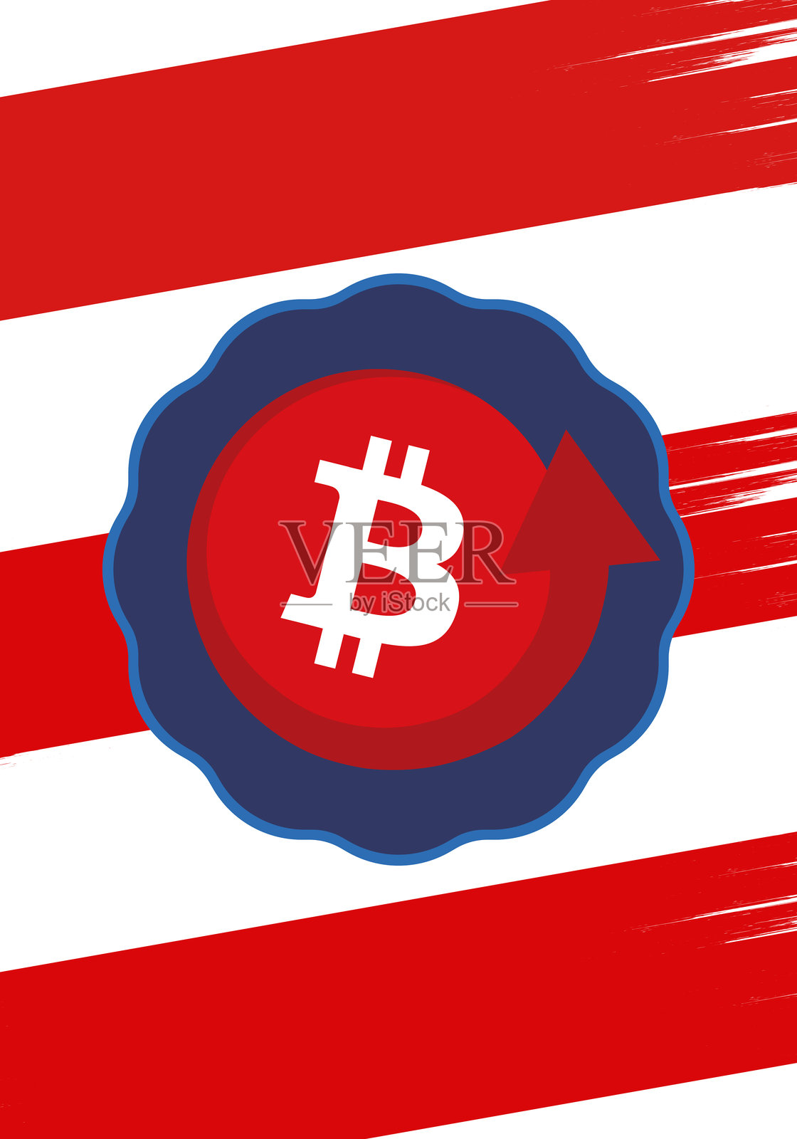 比特币标志。比特币硬币。数字货币。加密交易和投资概念。未来科技。创意艺术。矢量插图。海报插画图片素材