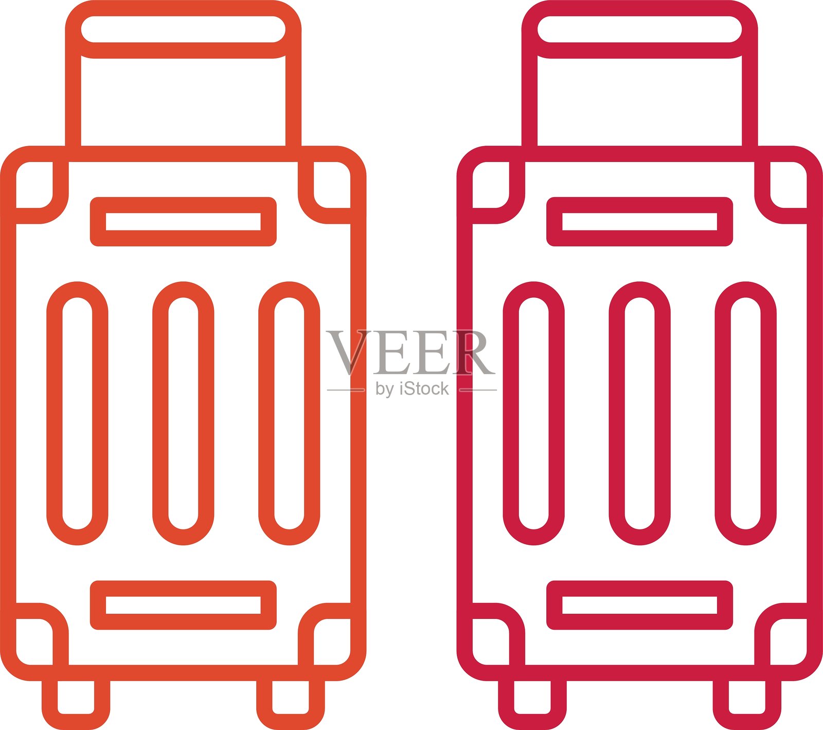 行李图标插画图片素材