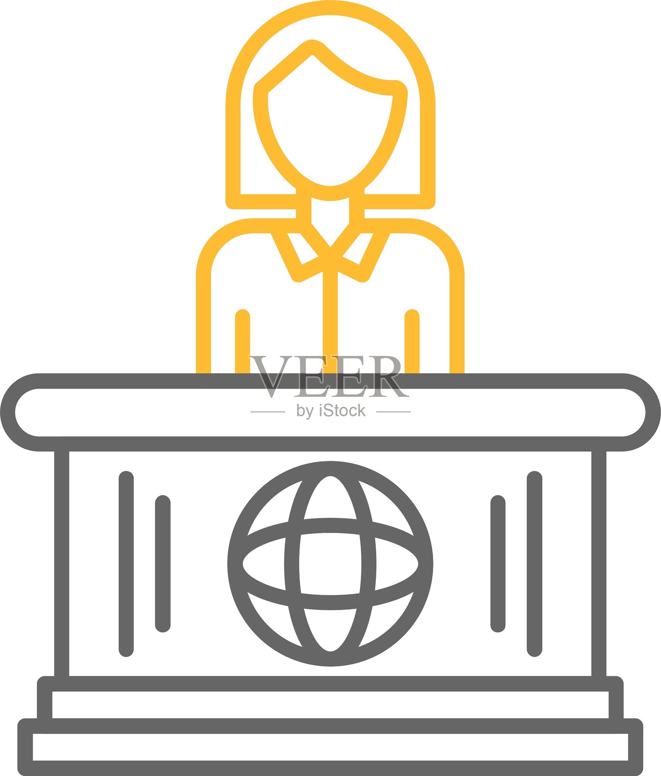 锚点图标插画图片素材