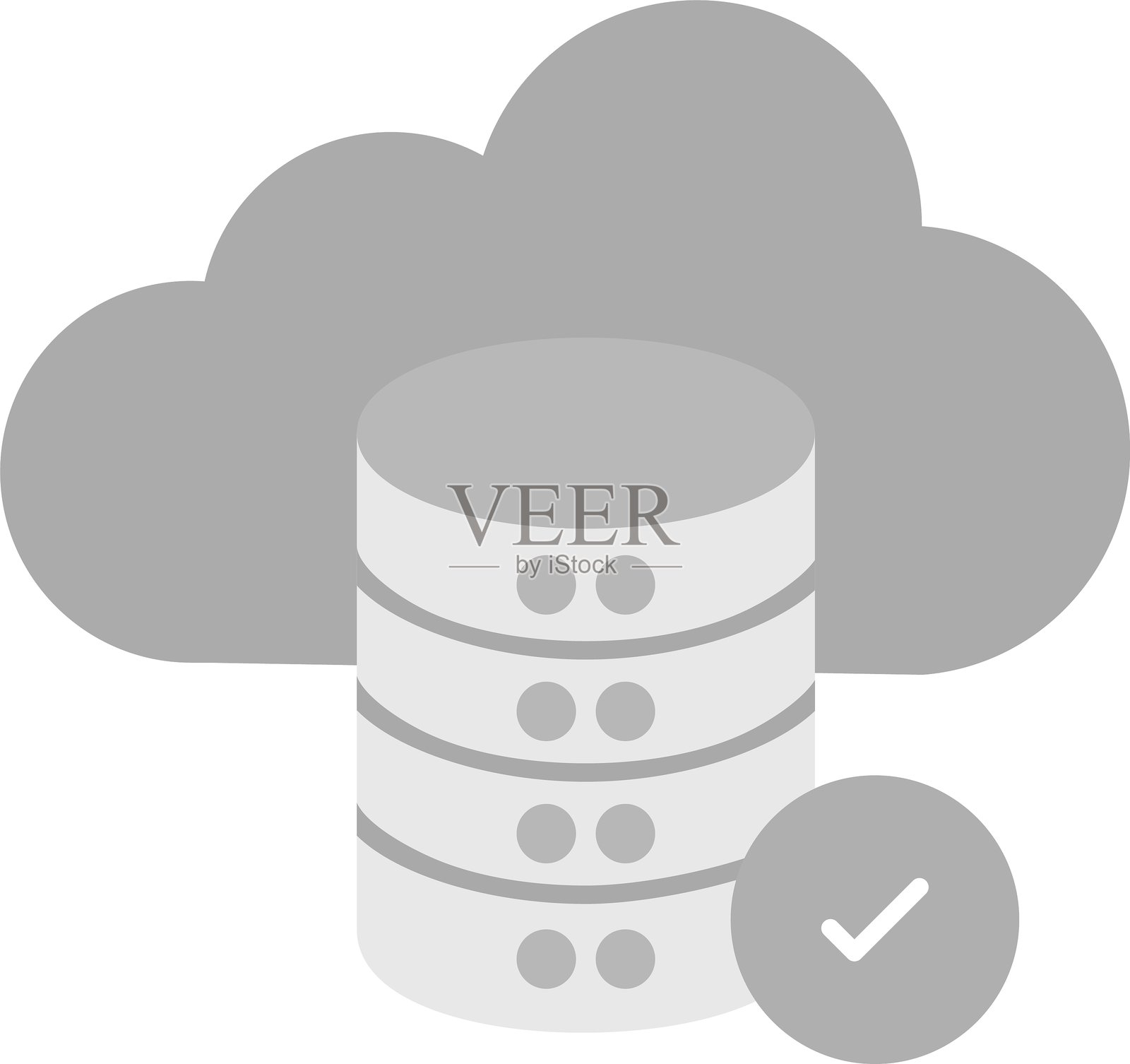 云服务器图标插画图片素材