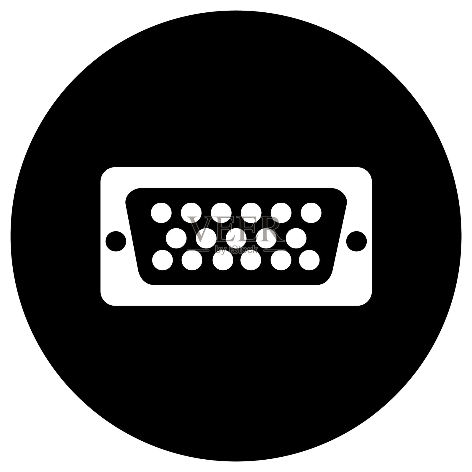 VGA 矢量图标设计插图插画图片素材