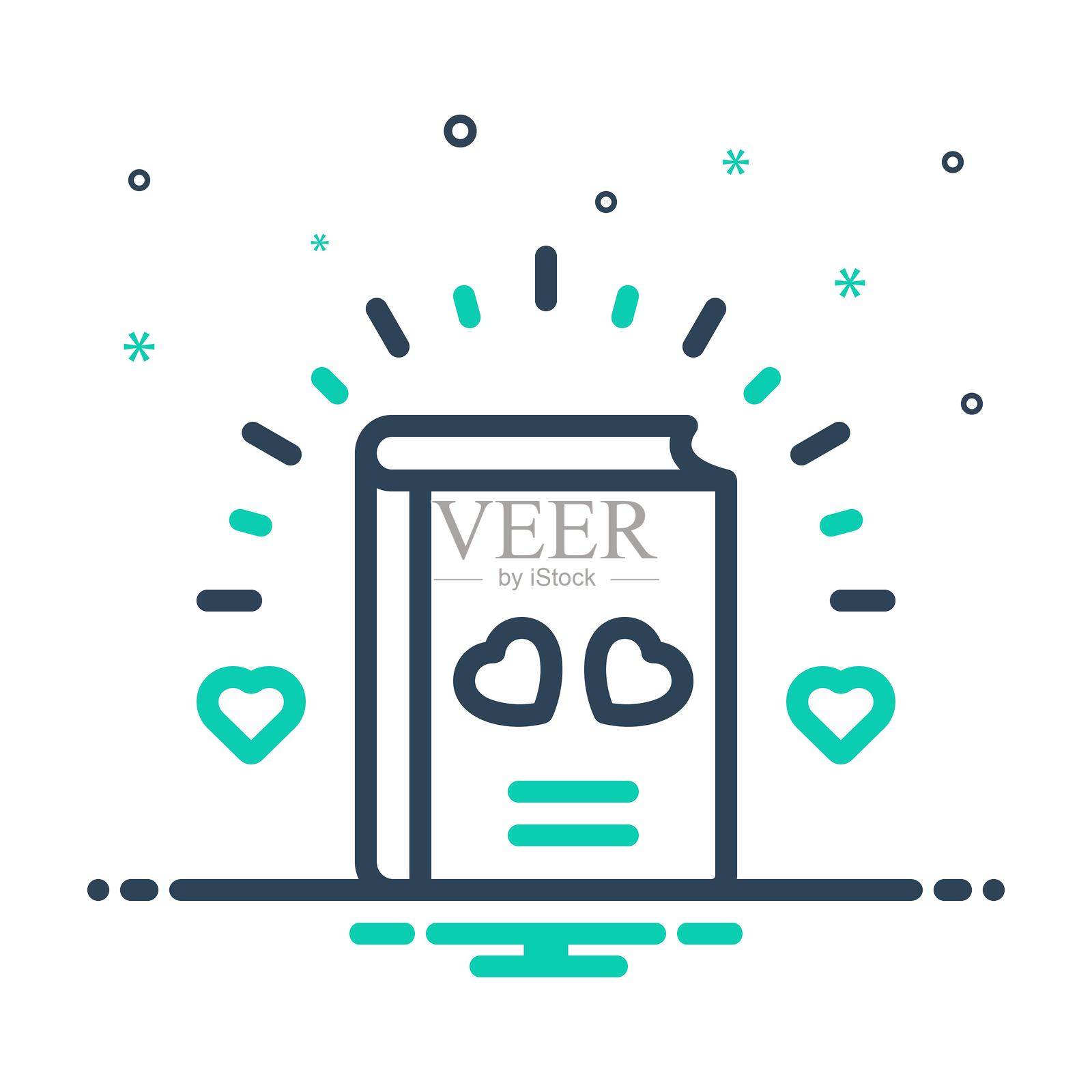 爱情故事插画图片素材