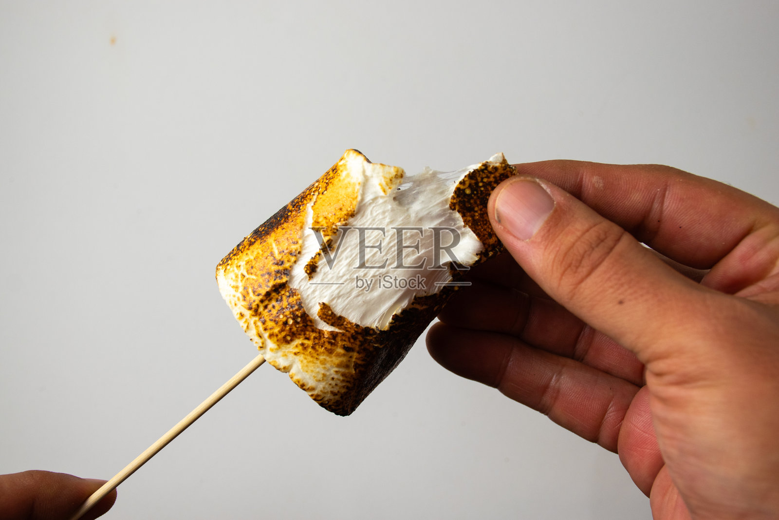 烤棉花糖照片摄影图片