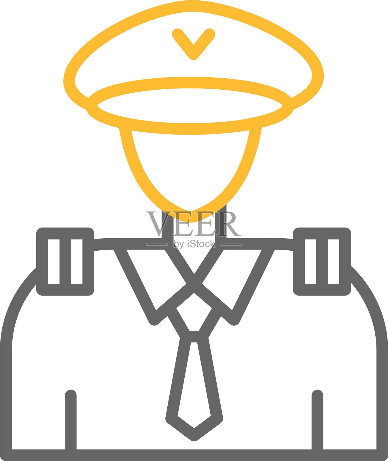 飞行员图标插画图片素材