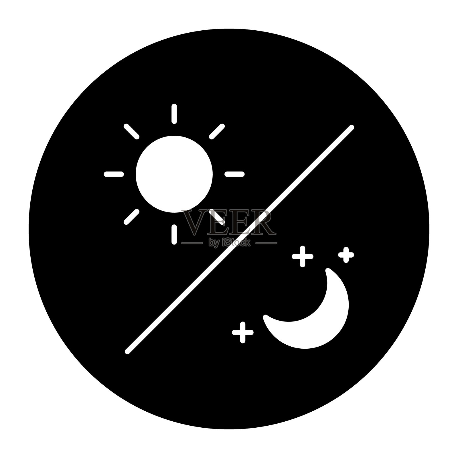 使用时间图标。剂量安排和昼夜周期考虑符号插画图片素材