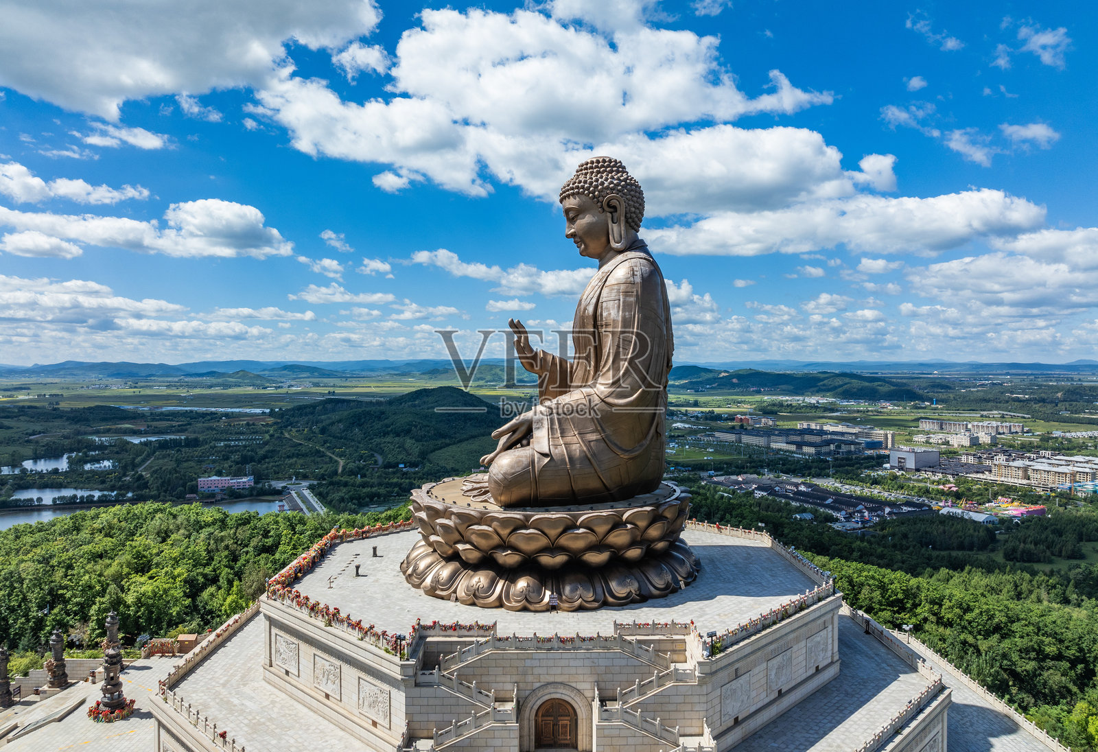 巨型佛像照片摄影图片