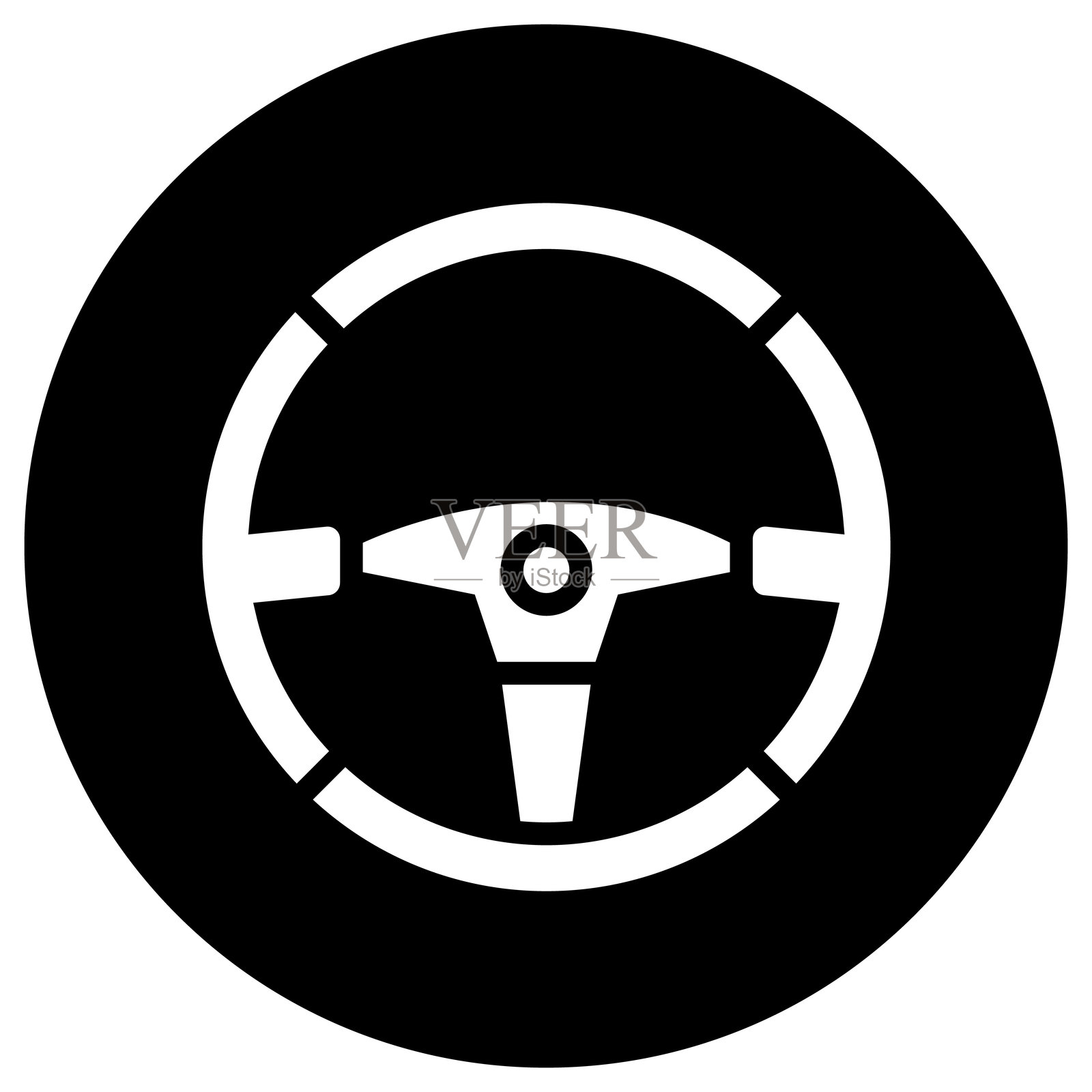 方向盘矢量图标设计插图插画图片素材