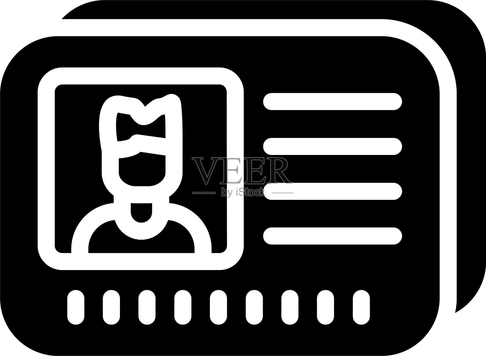 身份更新图标设计插画图片素材