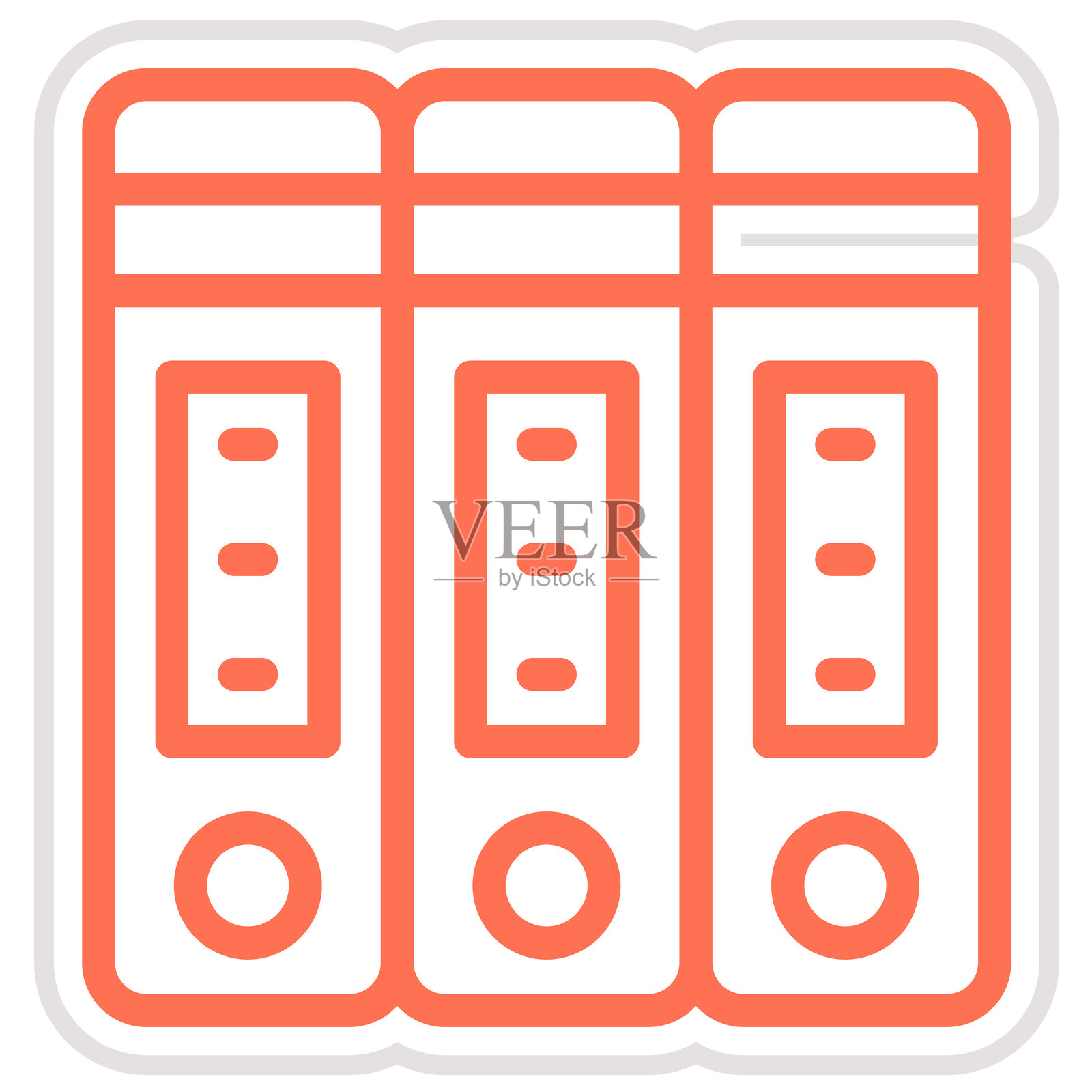 商务文件夹矢量图标设计插图插画图片素材