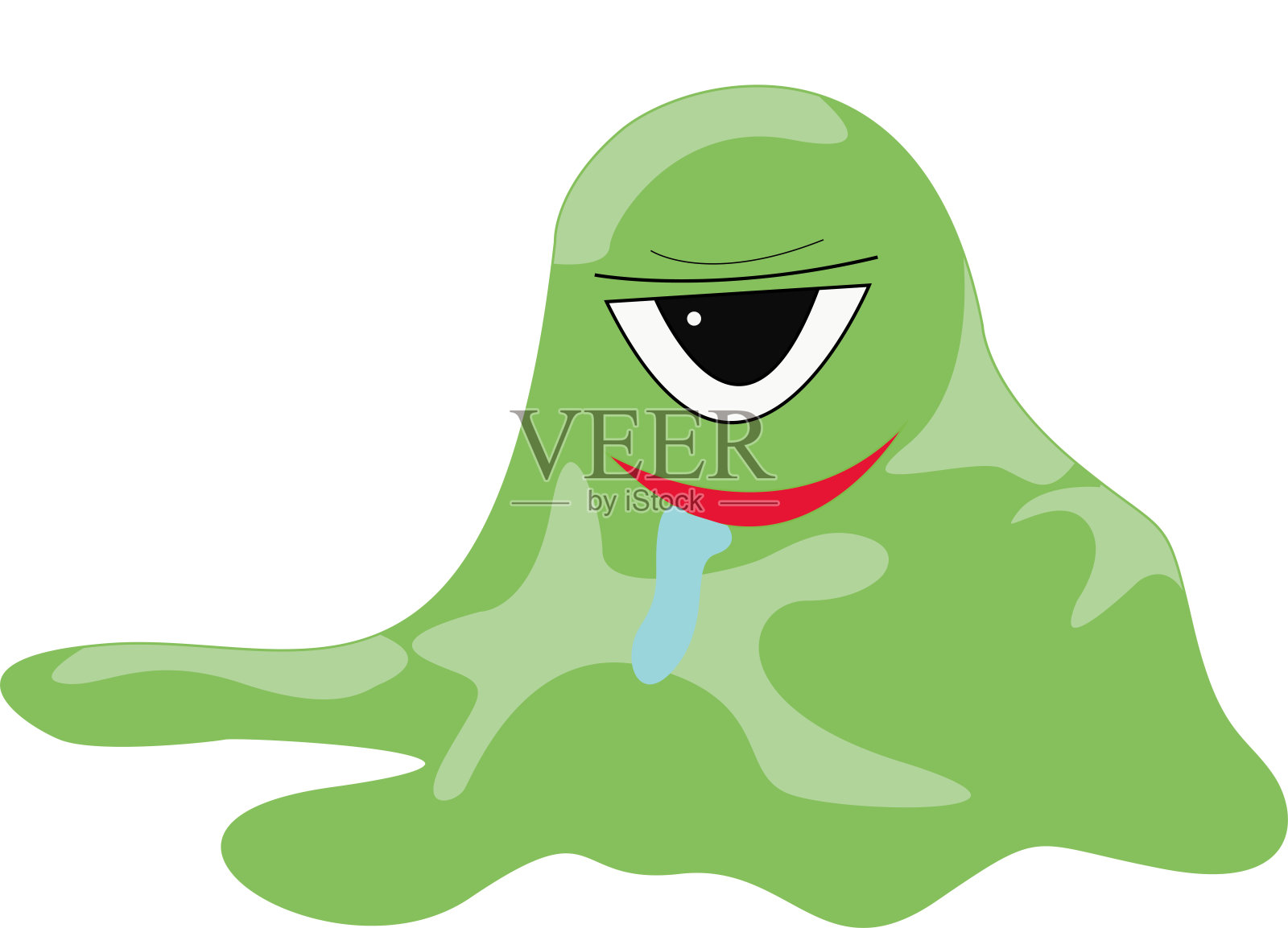 细菌、病毒、变形虫和微生物的矢量图插图插画图片素材