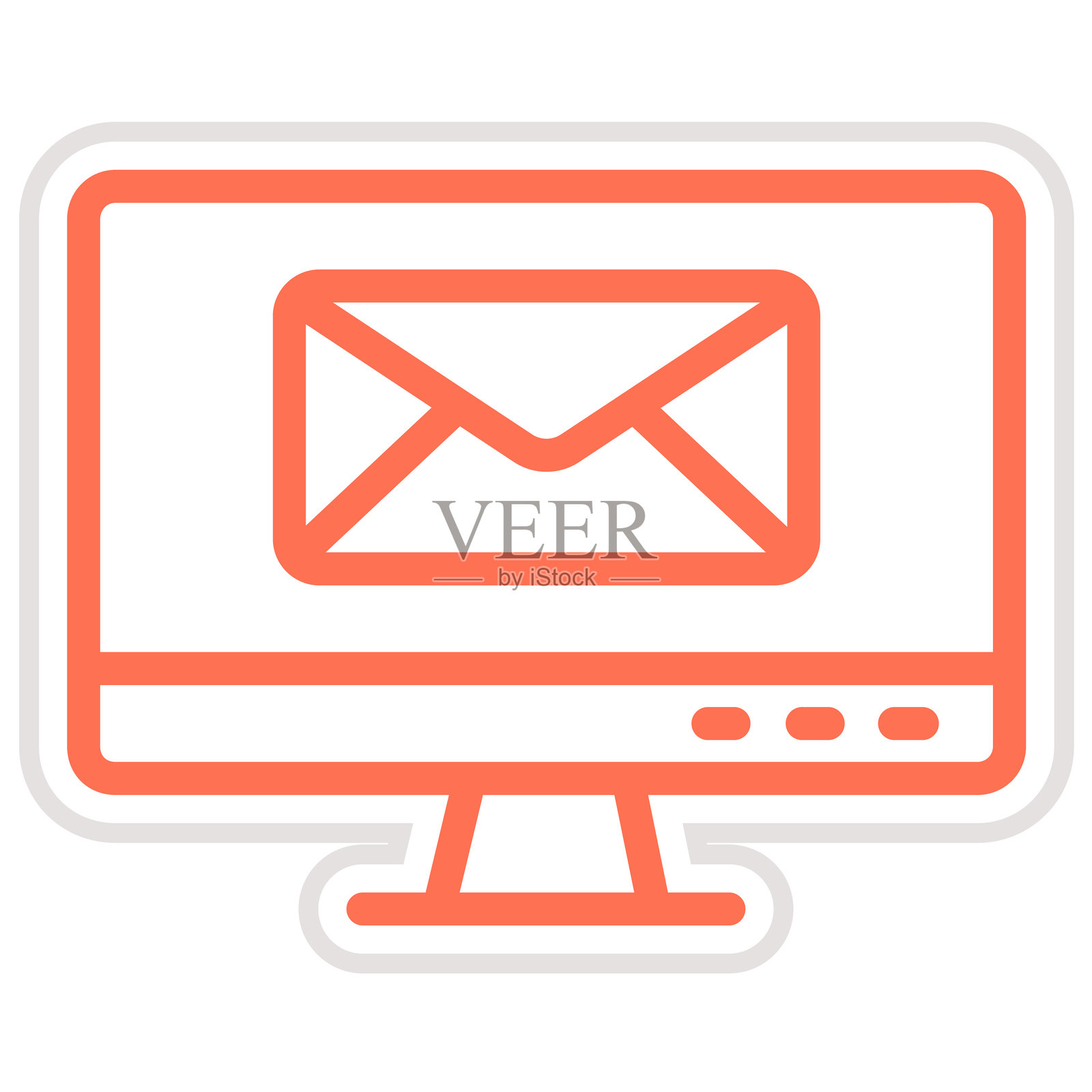 邮件矢量图标设计插图插画图片素材