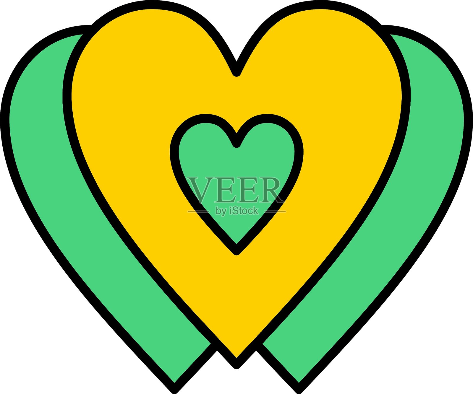 爱心图标插画图片素材