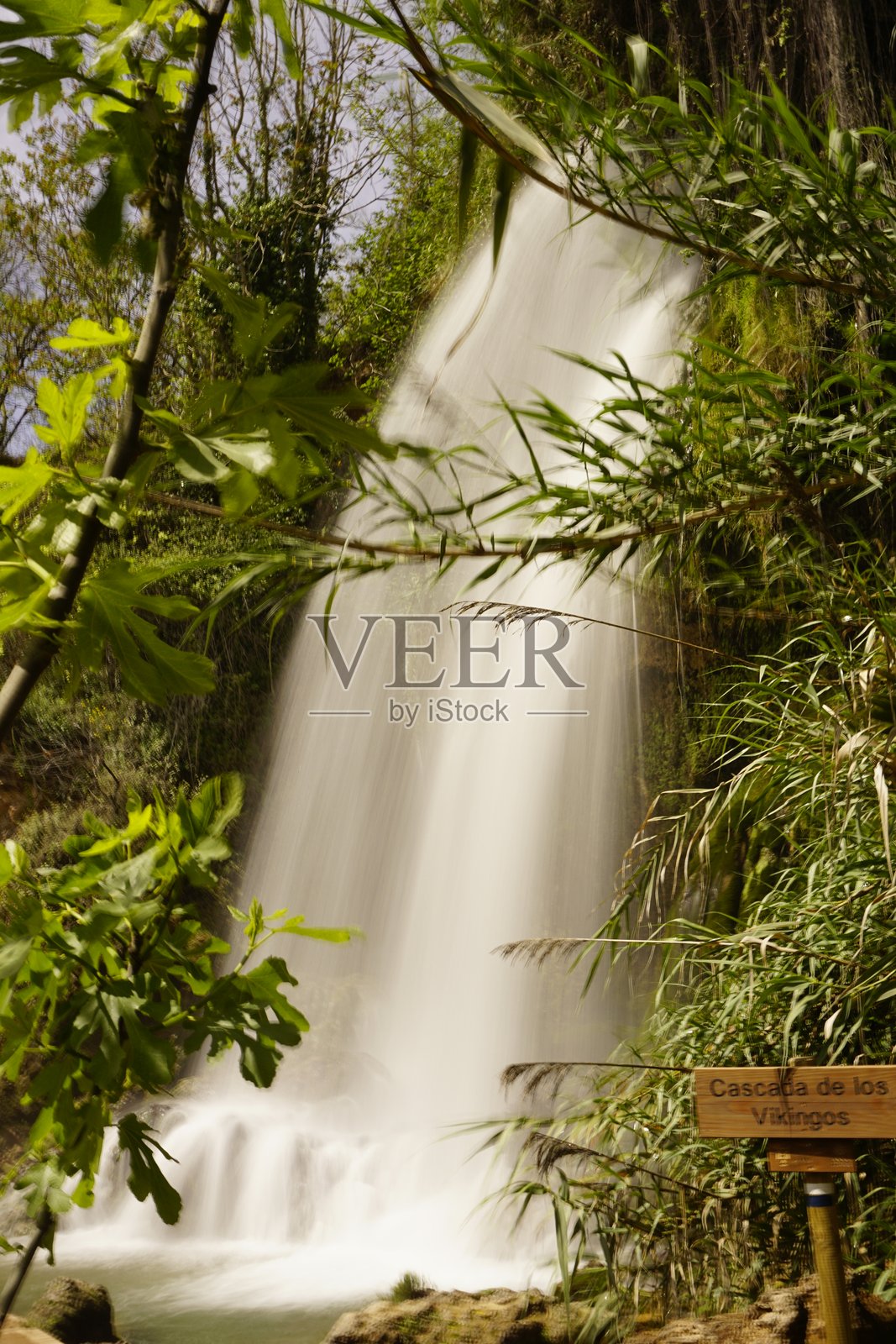 安娜的自然环境中的维京瀑布照片摄影图片