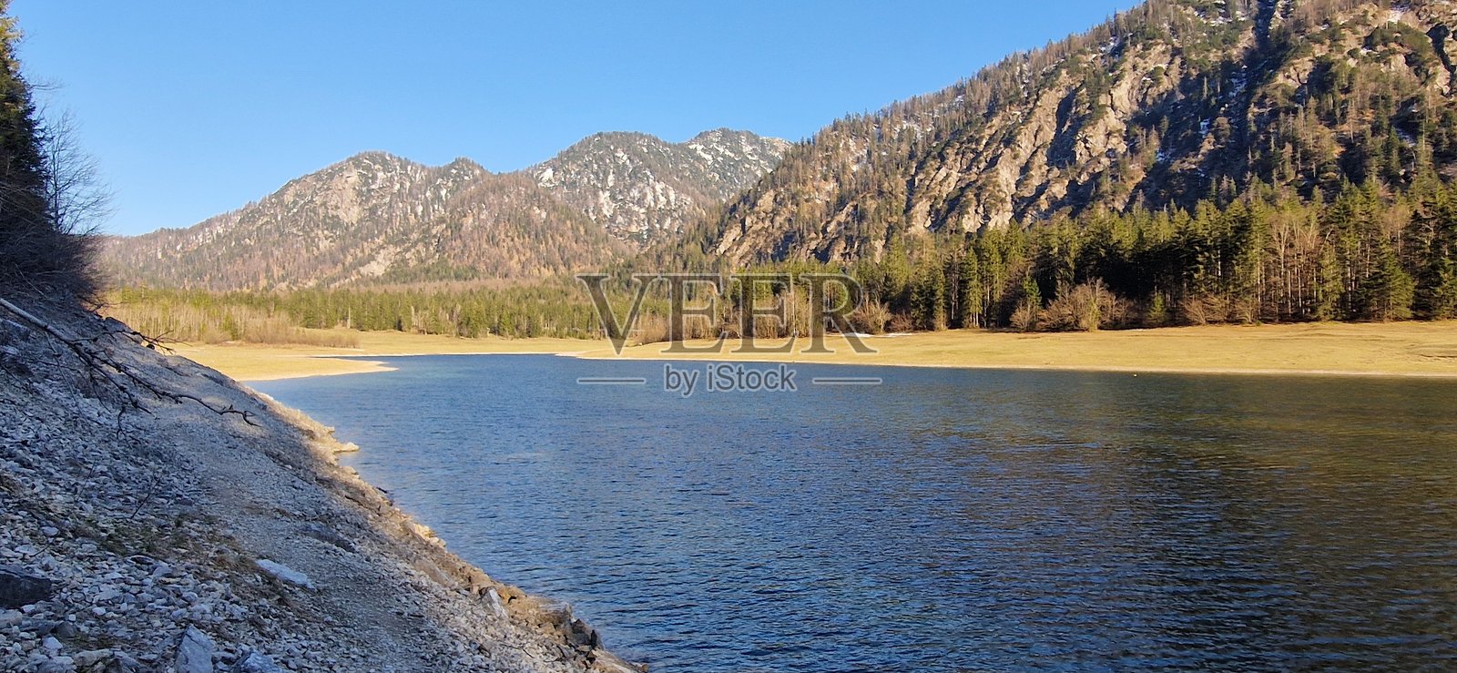 洛登湖 - 鲁普霍尔丁 - 巴伐利亚照片摄影图片