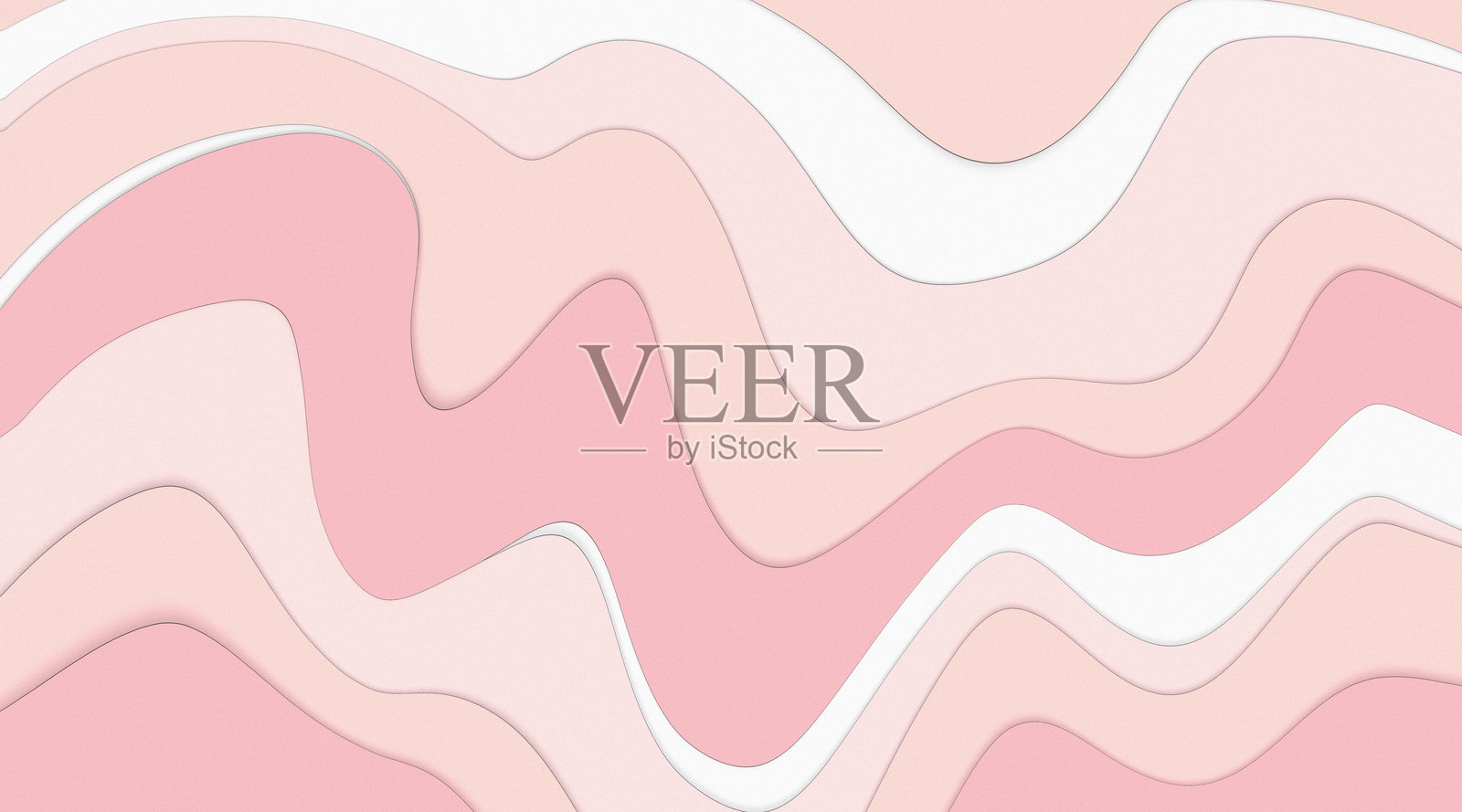 抽象的粉色波浪图案设计照片摄影图片