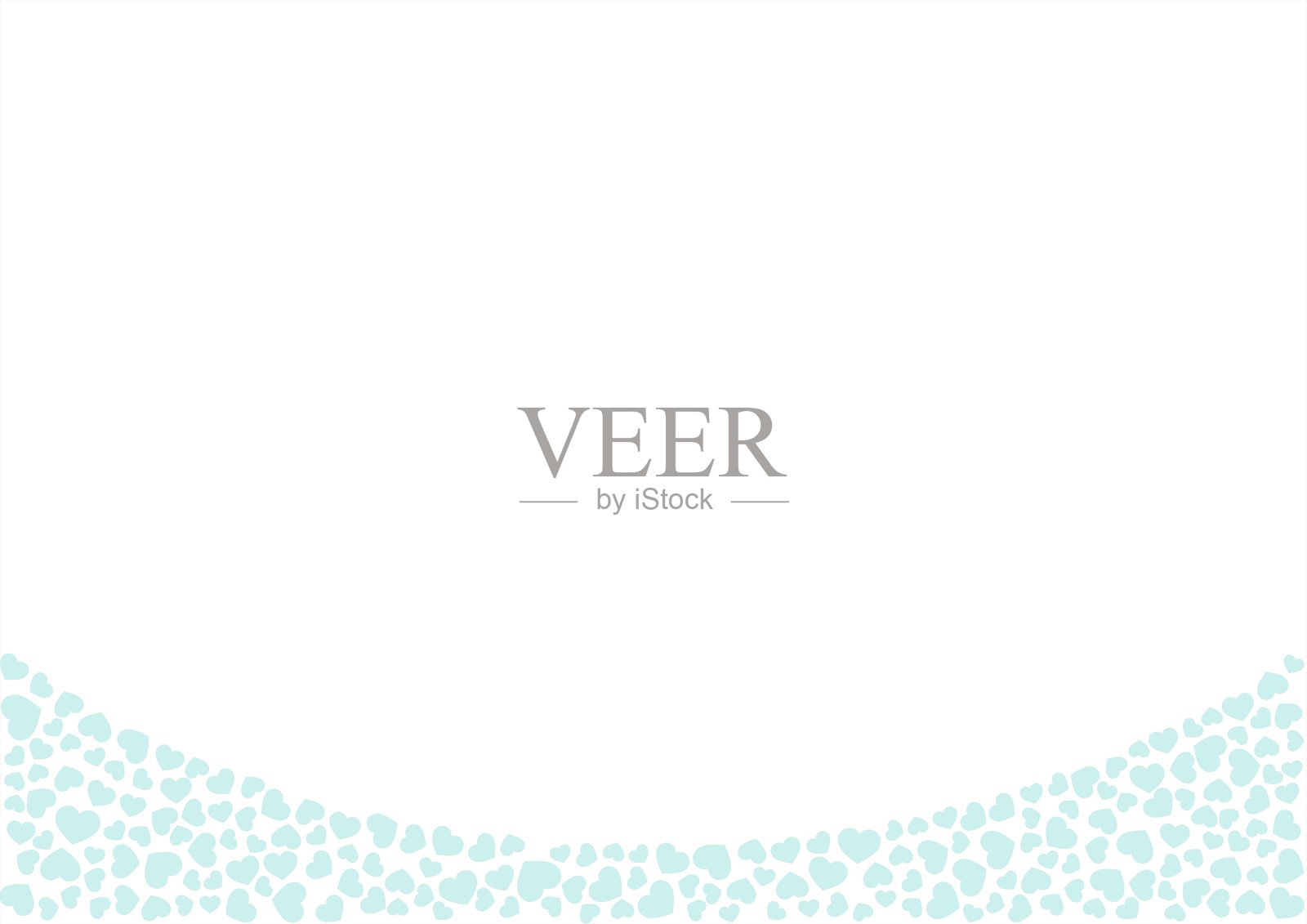 心形图案背景,纯绿色,心形插画图片素材