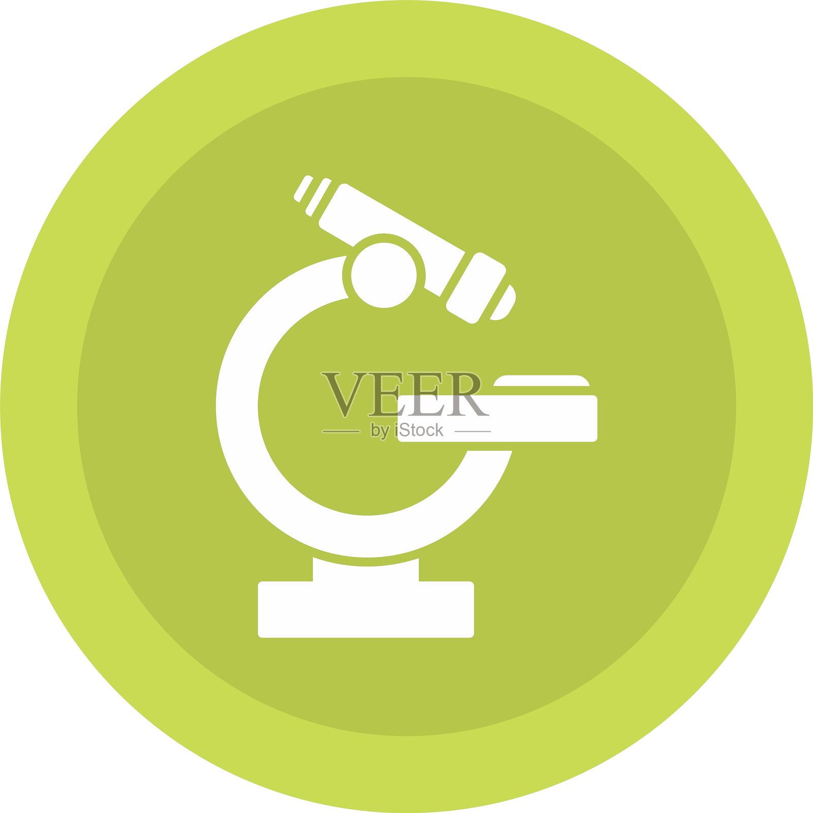 显微镜图标插画图片素材