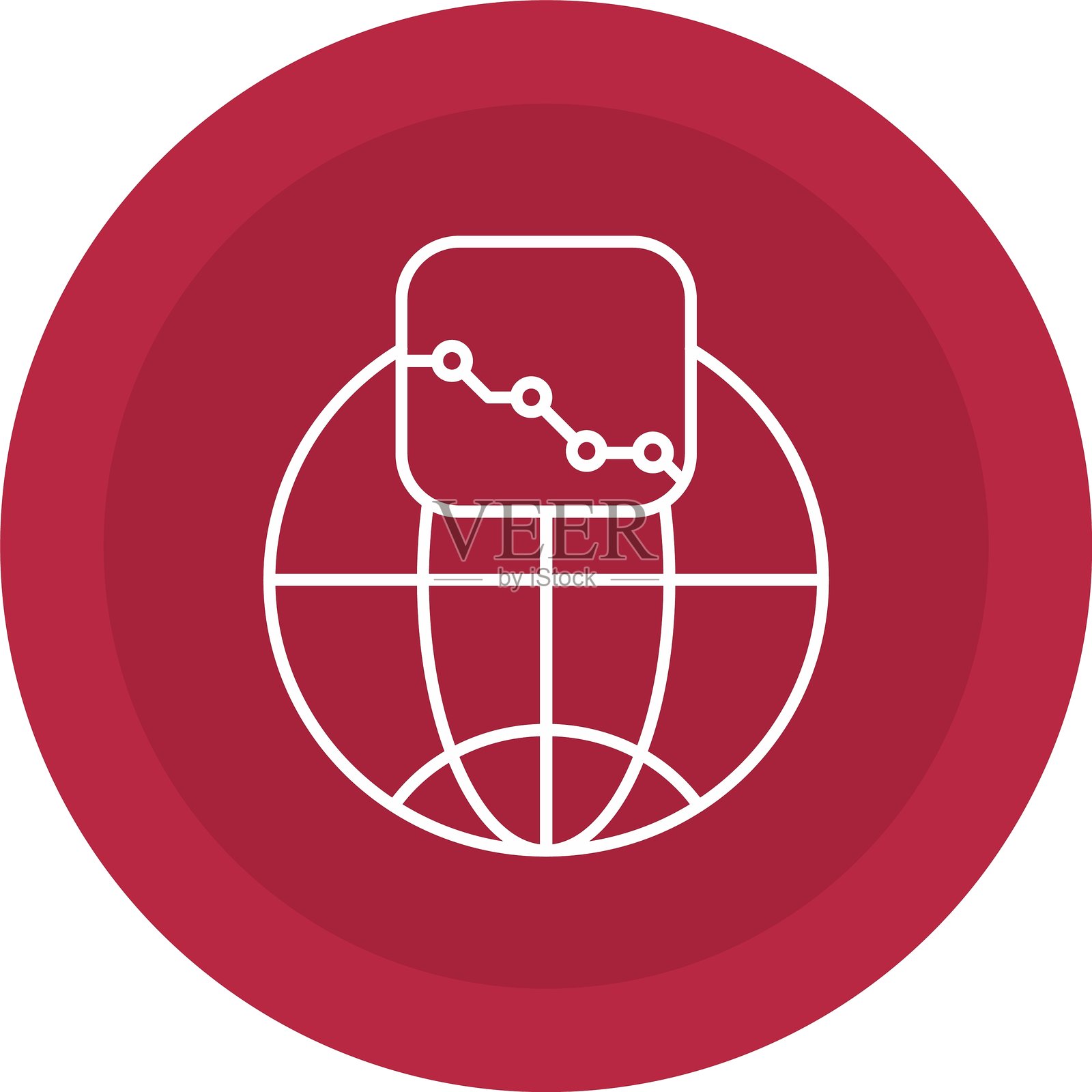 股票市场图标插画图片素材