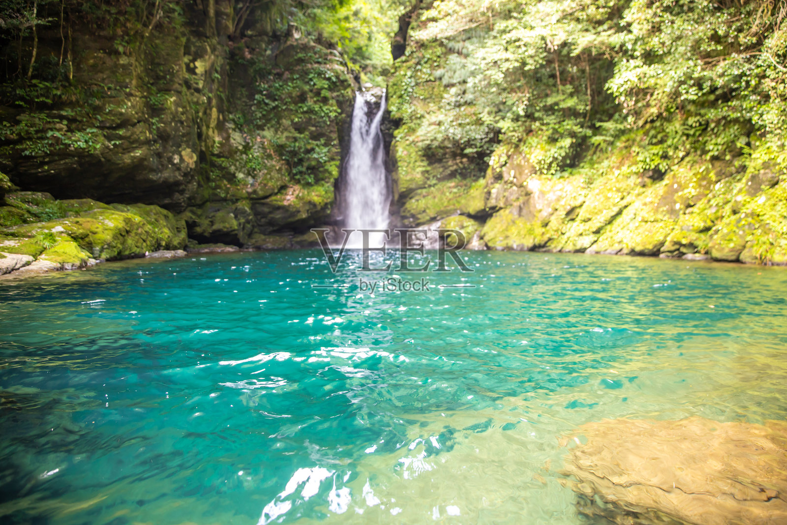 高知县的二子渊风景照片摄影图片
