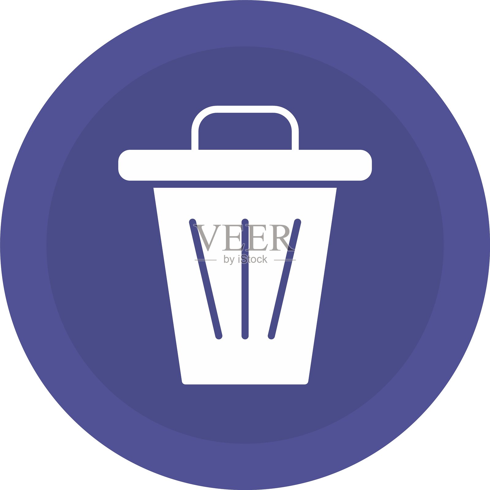 垃圾桶图标插画图片素材