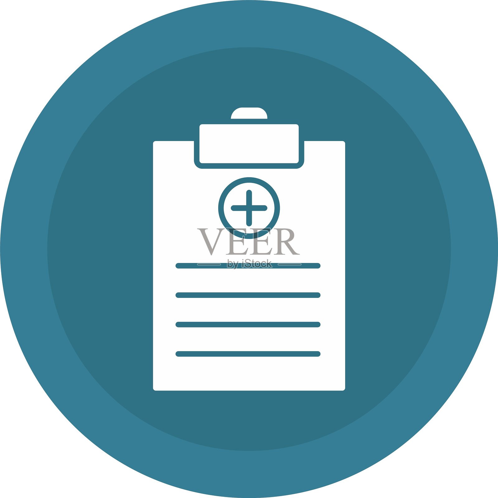 医疗记录图标插画图片素材