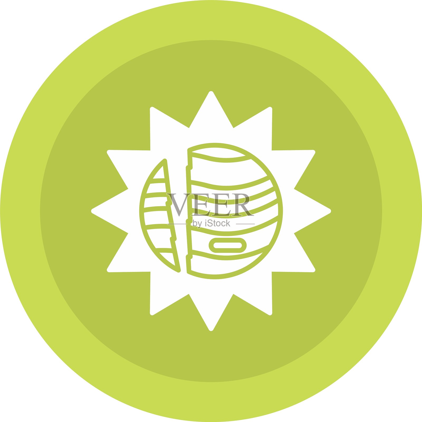 太阳图标插画图片素材