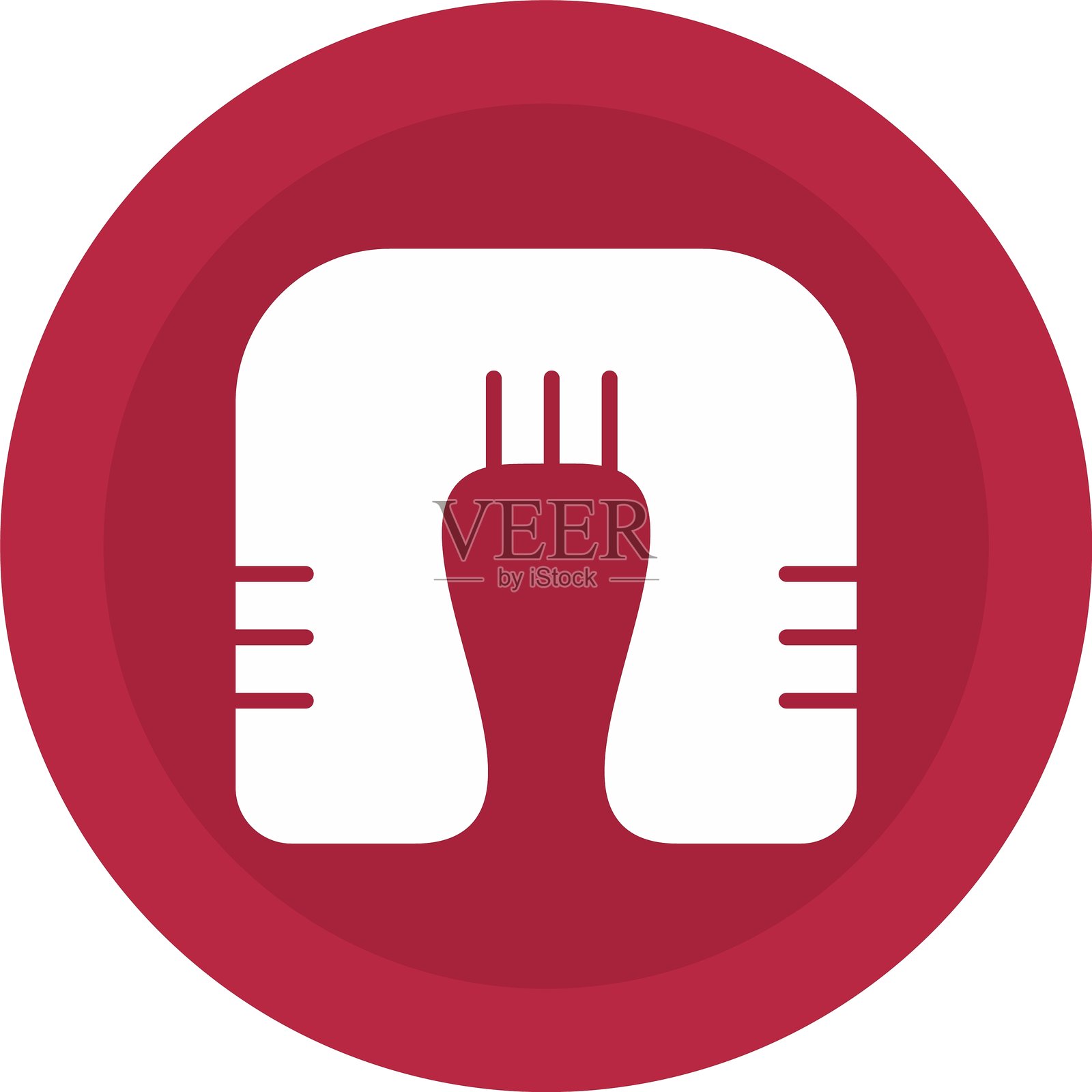 颈枕图标插画图片素材